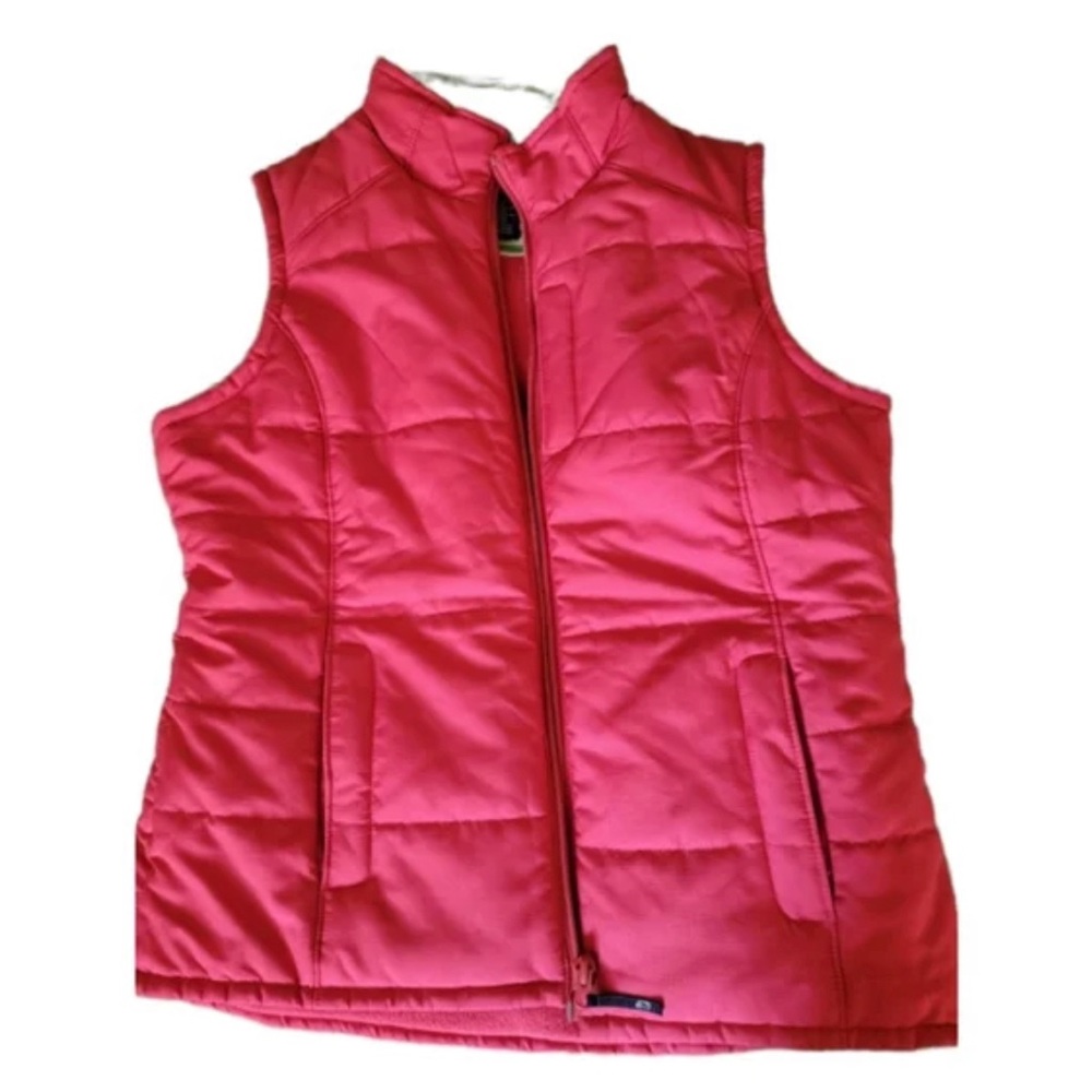 Vineyard Vines Pink Quilted Vest